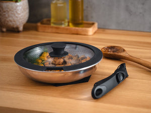 GEMENGDE KOEKENPAN MET AFNEEMBARE HANDGREEP – 2-DEELIGE SET - 6