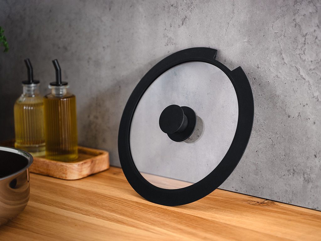 GLAZEN DEKSEL ZONDER HANDGREEP – 30 CM - 2