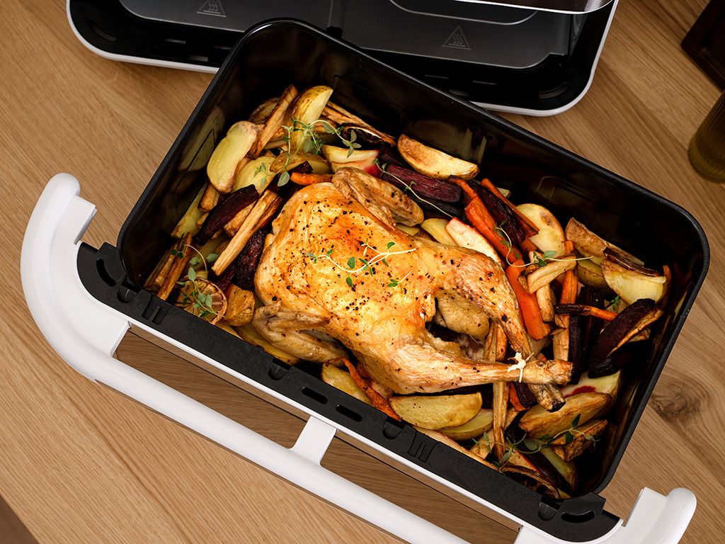 AIRFRYER - DUAL - COMPLEET SET - 5