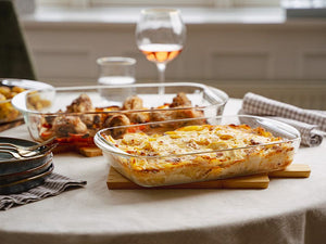 OVENBESTENDIGE GLAZEN SCHAAL - 2L - 5