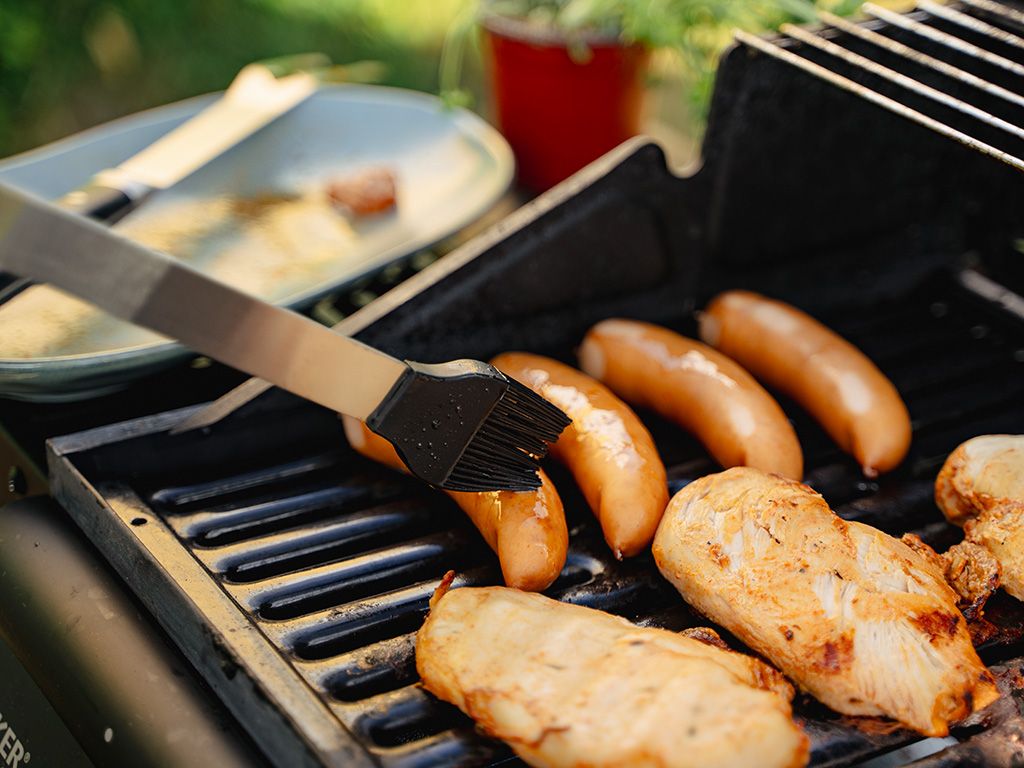 BBQ SILICONEN KWAST VAN ROESTVRIJ STAAL - 4