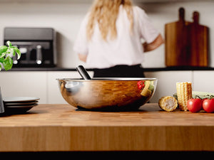 WOKPAN MET AFNEEMBARE HANDGREEP SET 30CM - 5