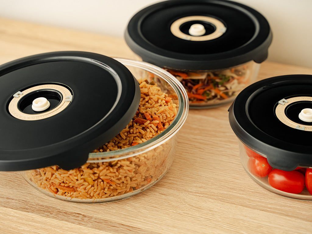 RONDE VACUÜMGLAZEN CONTAINER - ZAKSET - 9