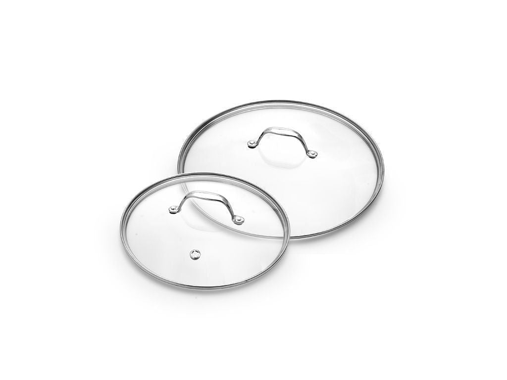 GLAZEN DEKSELSET 24/28 CM – 2-DELIG - 1