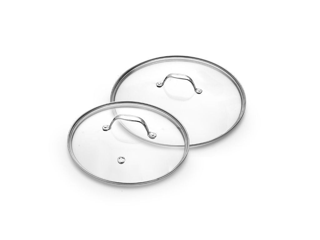 GLAZEN DEKSELSET 26/30 CM – 2-DELIG - 1