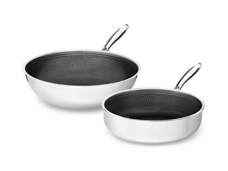WOK+SAUTEERPAN SET - 2-DELEN - 1