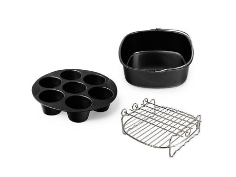 AIR FRYER TOEBEHOOR 3-PAKKEN - 8L - 1